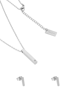 Set collar y aretes Nuvi