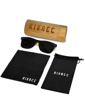 Lentes de sol Rivacc New York - Deep black unisex