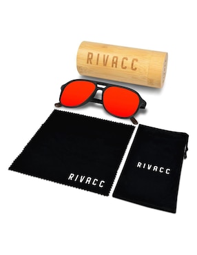 Lentes de sol Rivacc Milan - Red mirror unisex