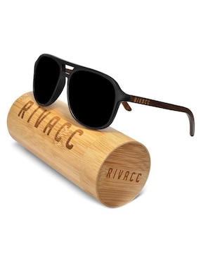 Lentes de sol Rivacc Milan - Deep black unisex