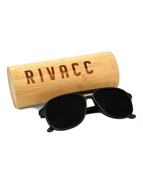 Lentes de sol Rivacc Milan - Deep black unisex