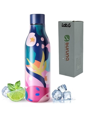 Termo Genérica de acero inoxidable con tapa rosca 550 ml