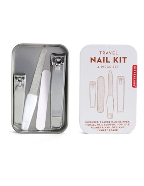 Set De Manicure Kikkerland De Acero Inoxidable