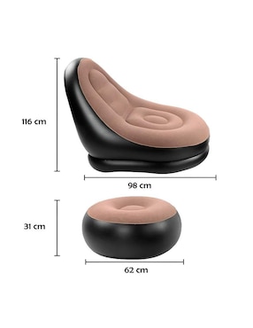 Inflable decorativo forma de gota