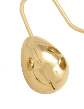 Aretes de gota Unlimited By Ob con acabado chapa de oro