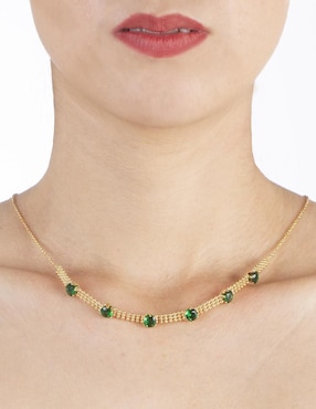 Collar Unlimited By Ob de baño de oro 18 K