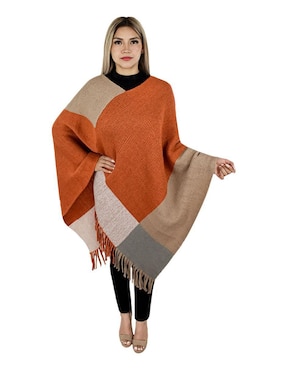 Poncho Vasarelli Para Mujer