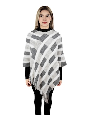 Poncho Vasarelli Para Mujer