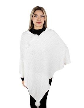 Poncho Vasarelli Para Mujer