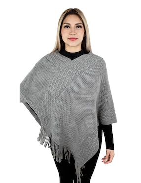 Poncho Vasarelli Para Mujer