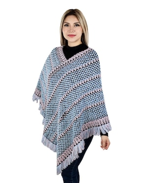 Poncho Vasarelli Para Mujer