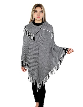 Poncho Vasarelli Para Mujer