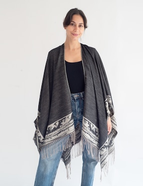 Poncho Bizou para mujer