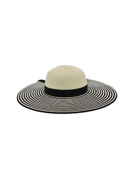Sombrero Adorn estampado a rayas