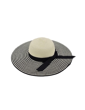 Sombrero Adorn estampado a rayas