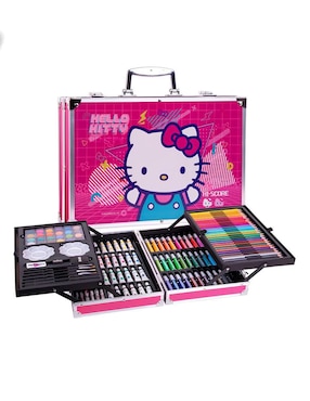 Set de Arte Profesional 145 Piezas Colores y Plumones Girl Pink