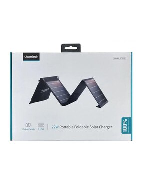 Panel de carga solar Choetech USB