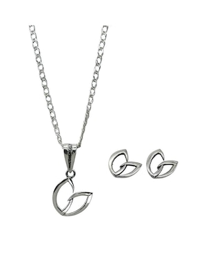 Set de collar y aretes Vadalú Plata P925