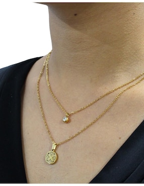 Aretes y collar trébol Nuvi