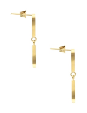 Aretes Nuvi con acabado brillante