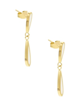 Aretes Nuvi con acabado brillante