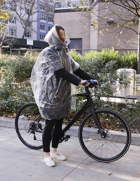 Impermeable con capucha Kikkerland para mujer