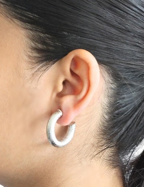 Arracadas Nuvi con acabado brillante