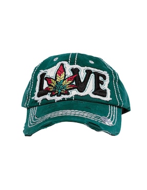 Gorra Con Visera Curva Pook Frase Love Adulto