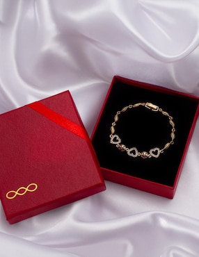 Pulsera Unlimited By Ob 18 K con acabado chapa de oro