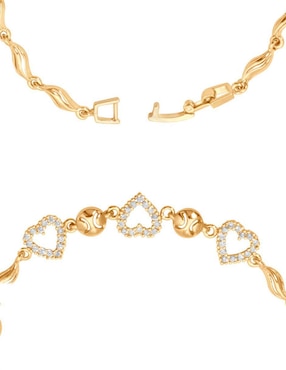 Pulsera Unlimited By Ob 18 K con acabado chapa de oro