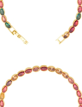 Pulsera Unlimited By Ob 18 K con acabado chapa de oro