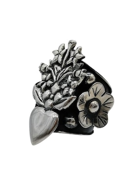 Anillo de corazón Vadalú Plata P 925 de plata brillante