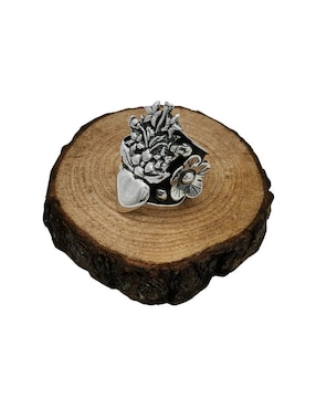 Anillo de corazón Vadalú Plata P 925 de plata brillante