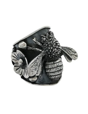Anillo de abeja Vadalú Plata P 925 de plata pulido