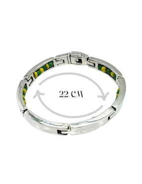 Pulsera Vadalú Plata de plata P 950 Manilla Oculta con acabado pulido