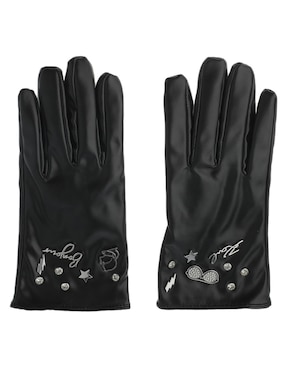 Guantes De Invierno Karl Lagerfeld Paris De Piel Para Mujer