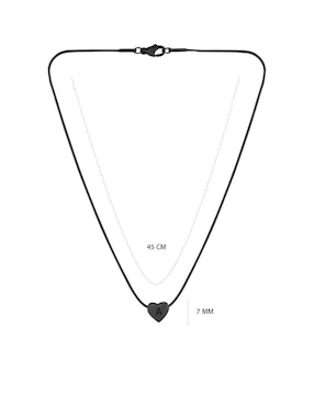 Collar de corazón Clepsidra