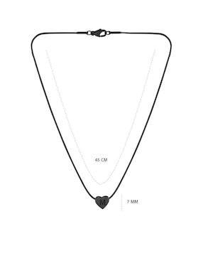 Collar de corazón Clepsidra