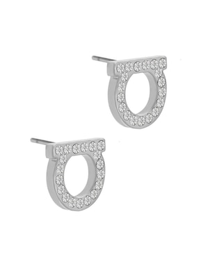Broqueles Clepsidra con acabado lustre zirconia