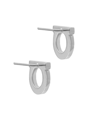 Broqueles Clepsidra con acabado lustre zirconia