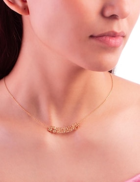 Collar de flor Unlimited By Ob 18 K