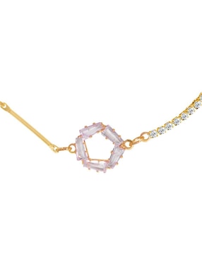 Pulsera Unlimited By Ob 18 K con acabado chapa de oro