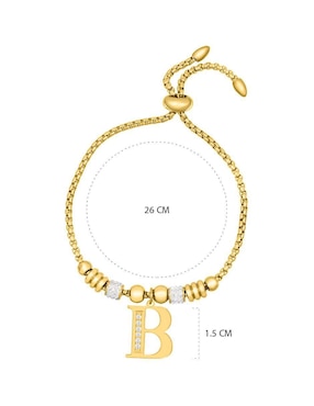 Pulsera Clepsidra con acabado lustre