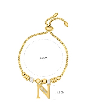 Pulsera Clepsidra con acabado lustre