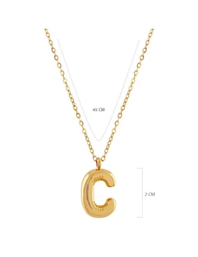 Collar de letras Clepsidra