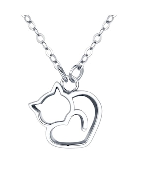 Collar de gato Chulada Pets de plata P 925
