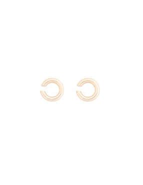 Aretes circulares Map con acabado brillante