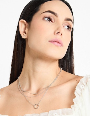 Aretes y collar de circular Map