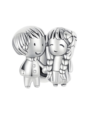 Charm De Pareja Ame Jewelry De Plata P 925