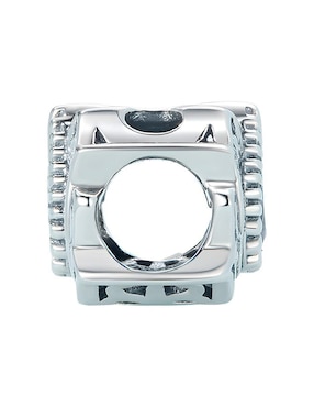 Charm de flor de loto Ame Jewelry Collection de plata P 925 zirconia